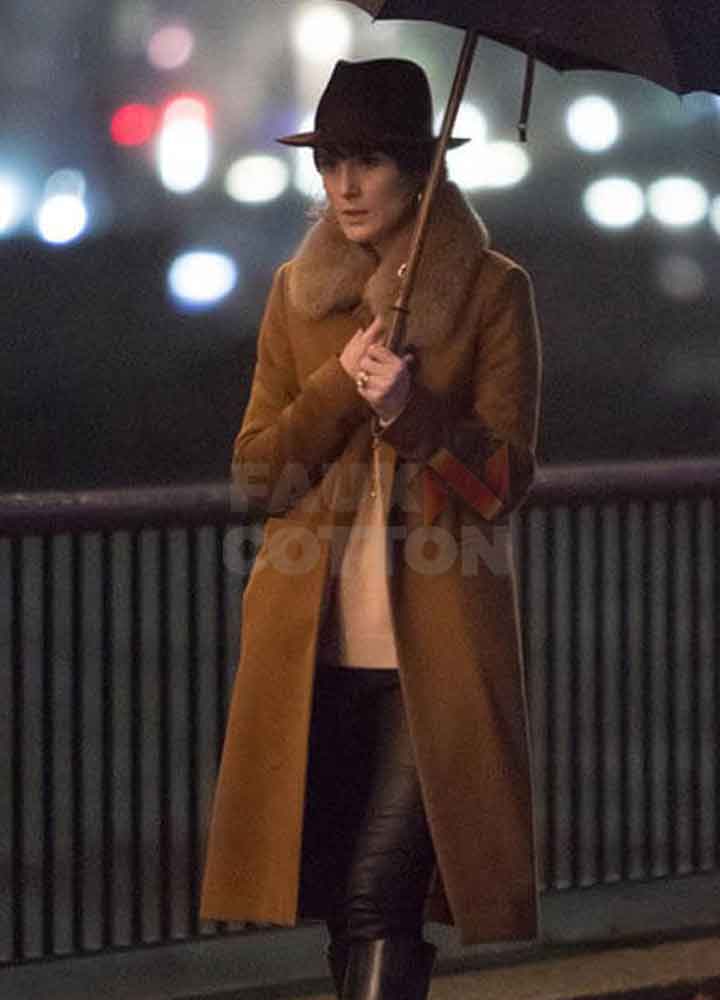 The Gentlemen Michelle Dockery (Rosalind Pearson) Brown Coat